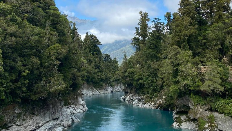 Blue Hokitika Gorge
