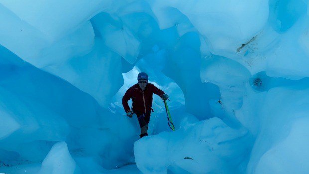 Glacier ice