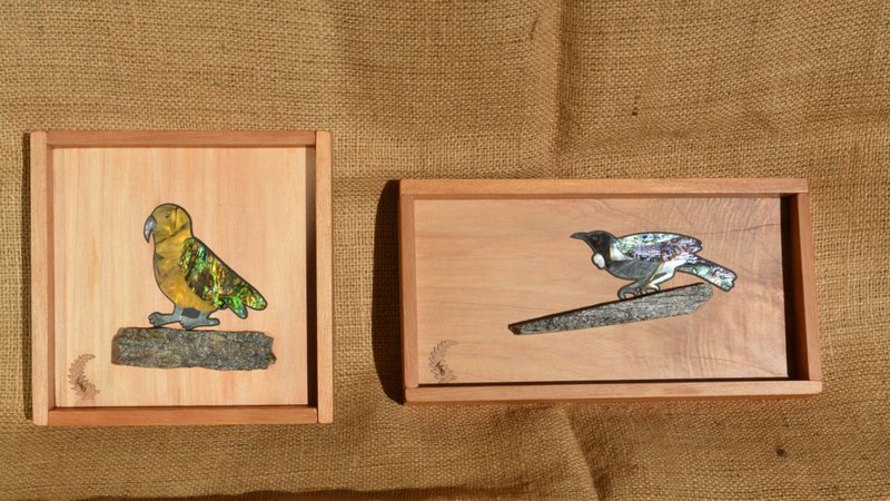 Wooden boxes Kereru Crafts Gallery Blackball