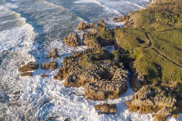 Pancake Rocks and Blowholes- West Coast New Zealand - 0136