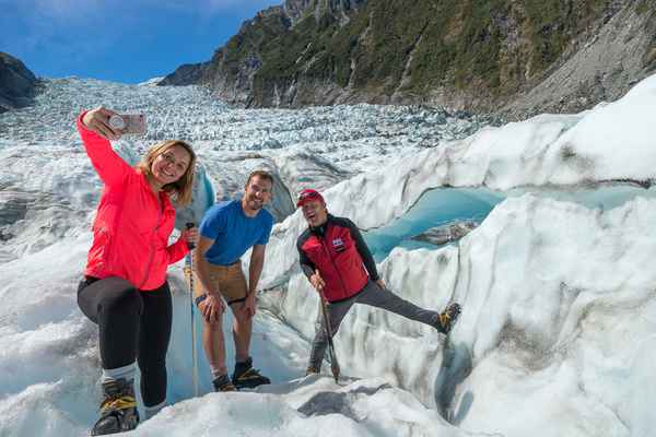 Fox Glacier selfie