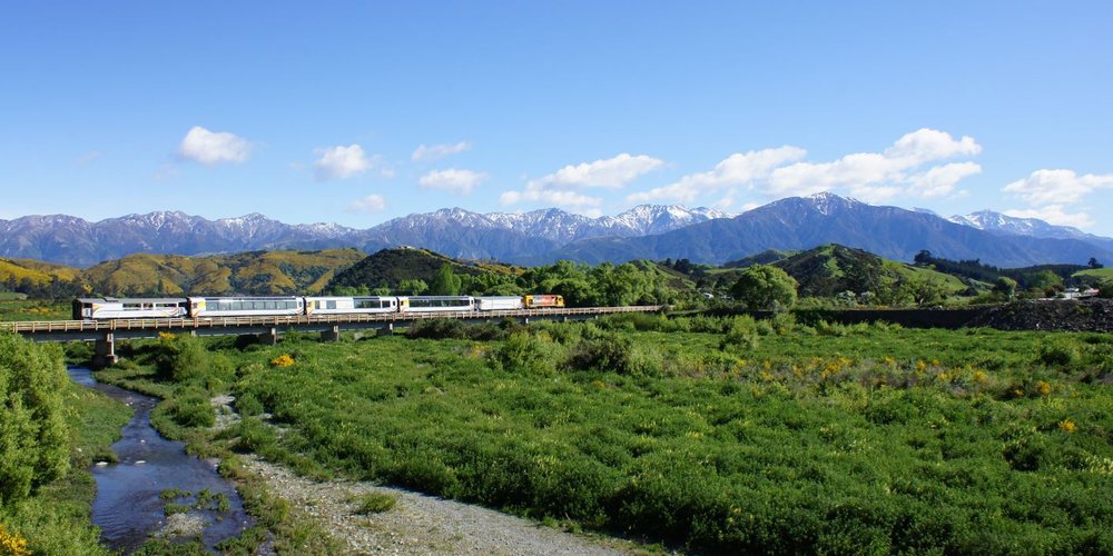 Tranz Alpine on the Kaikoura Coast