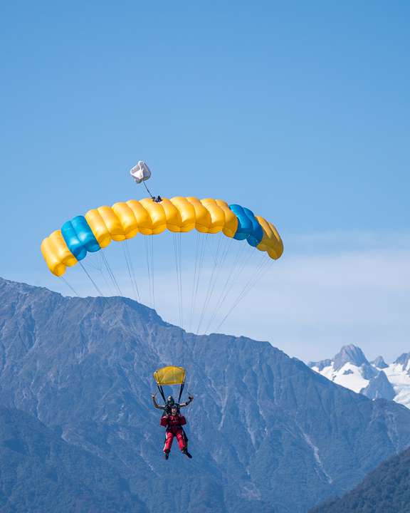 Skydive Franz Josef