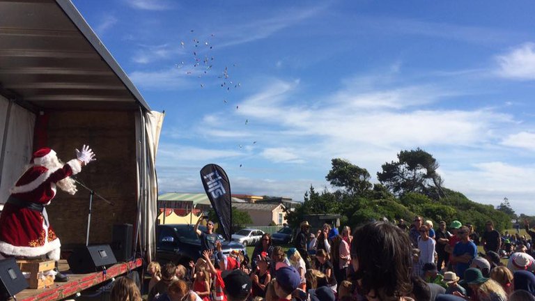 Christmas at Hokitika Beach